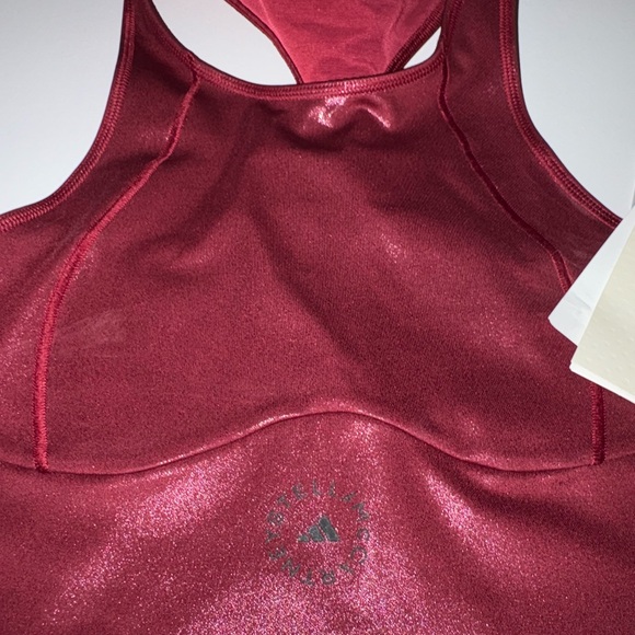 Adidas by Stella McCartney Deep Red Sports Bra - Picture 3 of 3